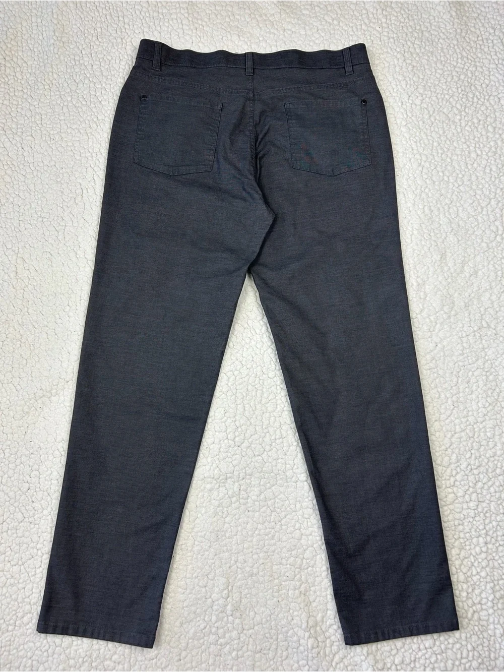 Kenneth Cole Reaction Straight Leg Jeans Men's 36W Gray Denim 5 Pocket Stretch